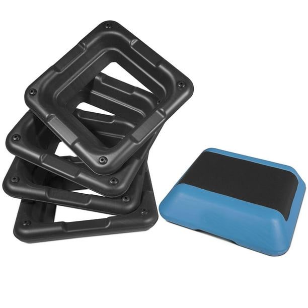 aokung 16 x 16 Adjustable Height Stepper Square High Step Workout Aerobic Platform with 4 Risers aokung 16 x 16 Adjustable Height Stepper Square High Step Workout Aerobic Platform with 4 Risers
